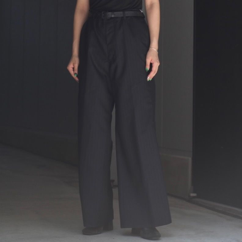 美品 my beautiful landlet ウール コットン 黒 日本製 50%OFF】my beautiful landlet マイ ビューティフル ランド