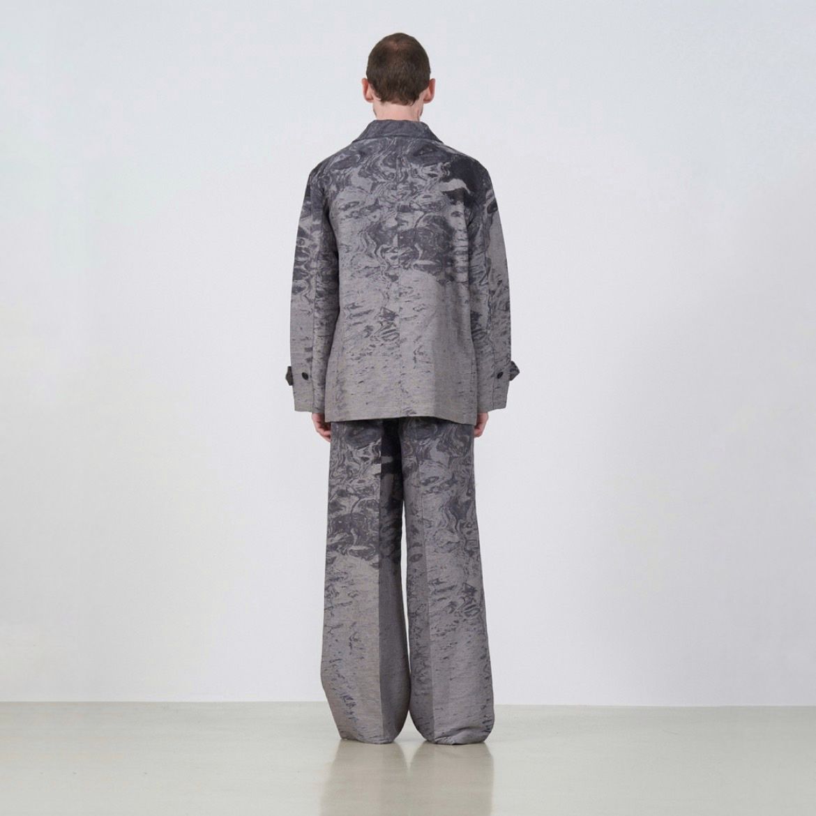 美品 YOKE ヨーク JACQUARD ZIP BLOUSON ブルゾン