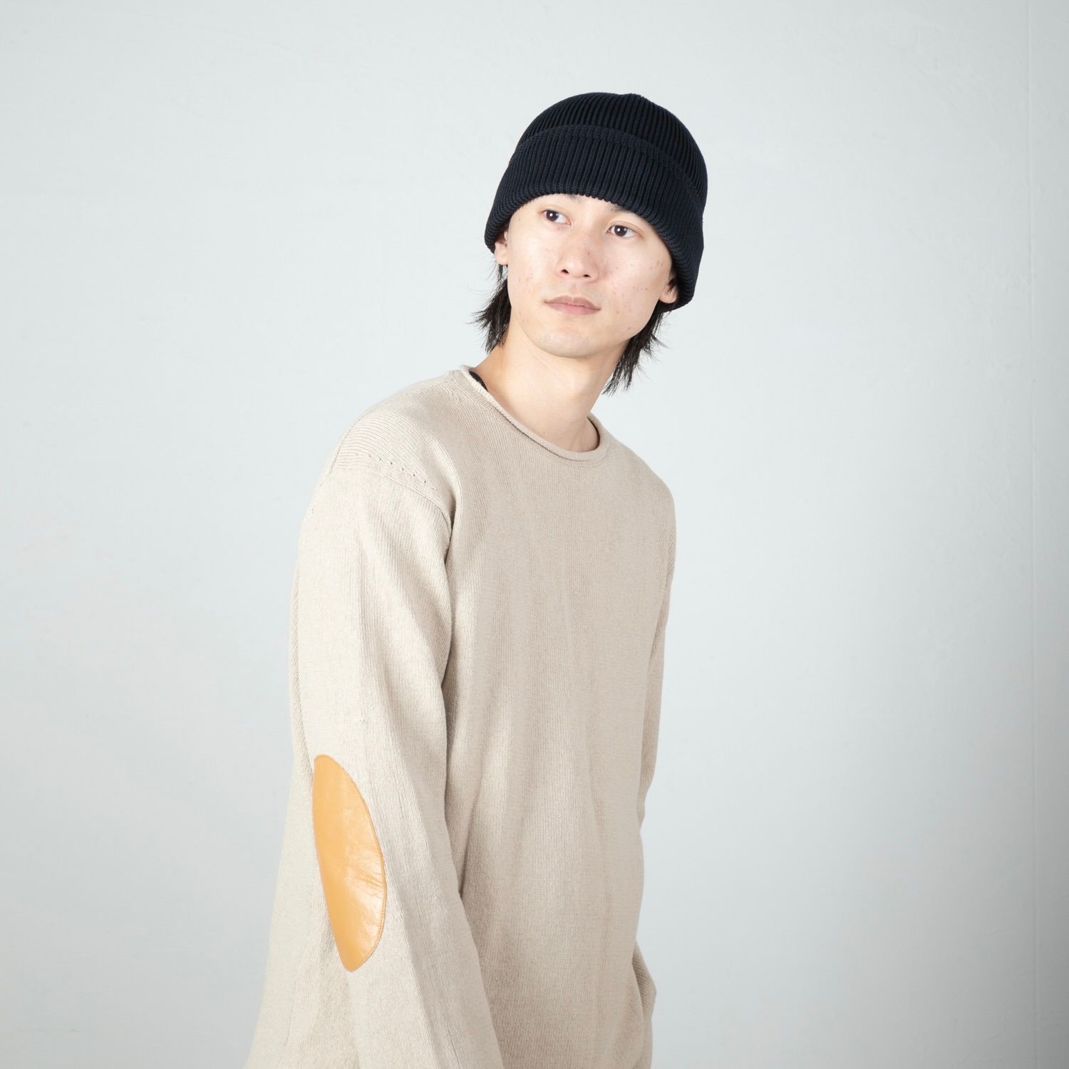 【残り一点】Cotton Acrylic Knit Beanie