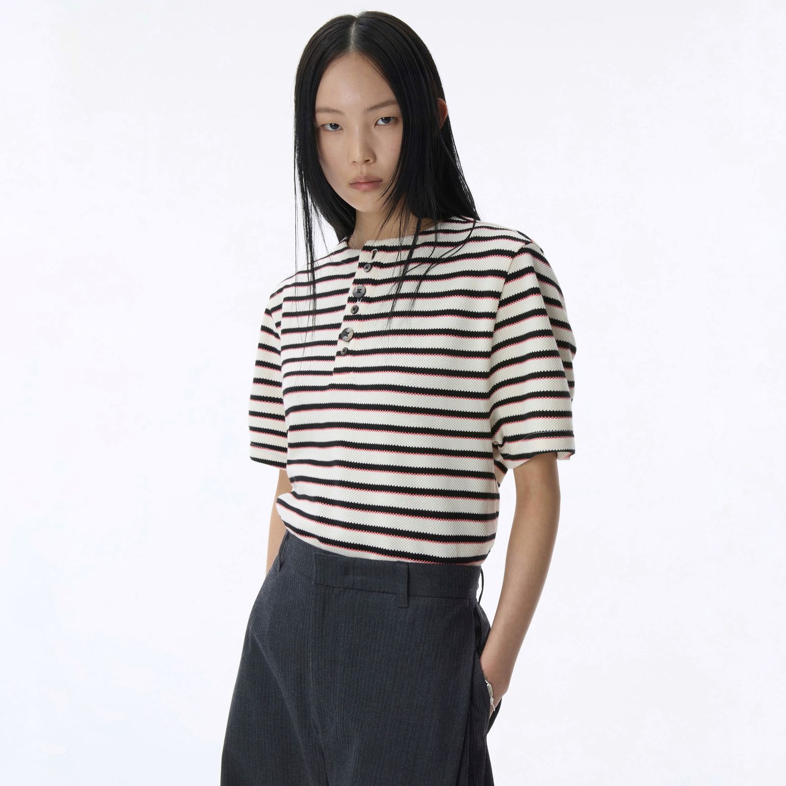 【残り一点】Henley Neck T-shirt Product. 23