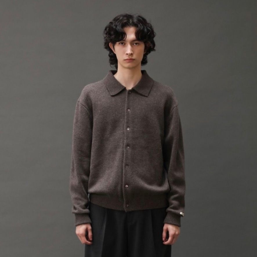 【残り一点】Scape Polo Wool Cardigan