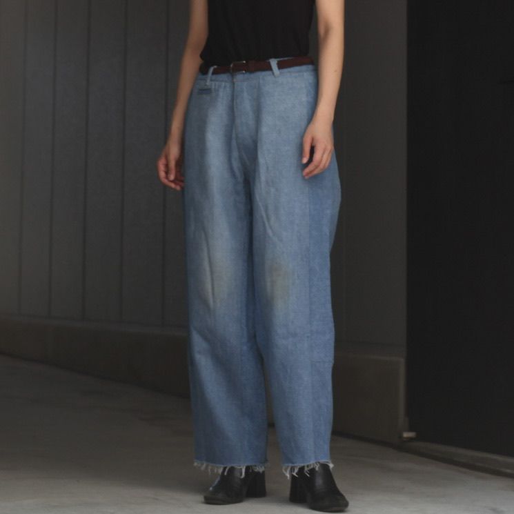 【残り一点】Reconstructed Super Baggy Slacks Denim_2(M)