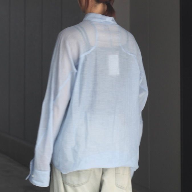 【残り一点】Semi Sheer French Seam Shirt