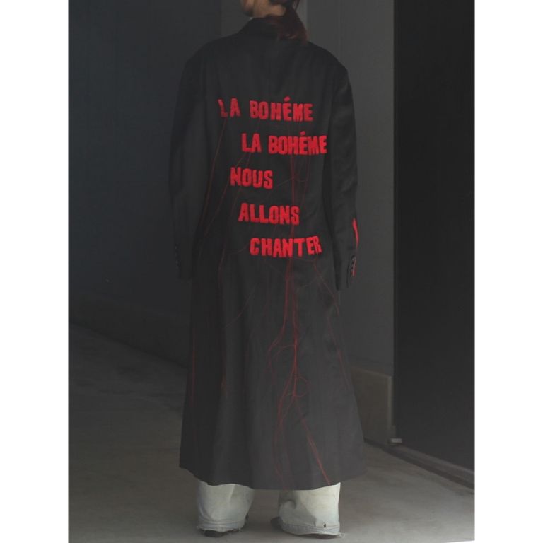 Yohji Yamamoto - 【残り一点】赤ラインロングジャケット | ACRMTSM 