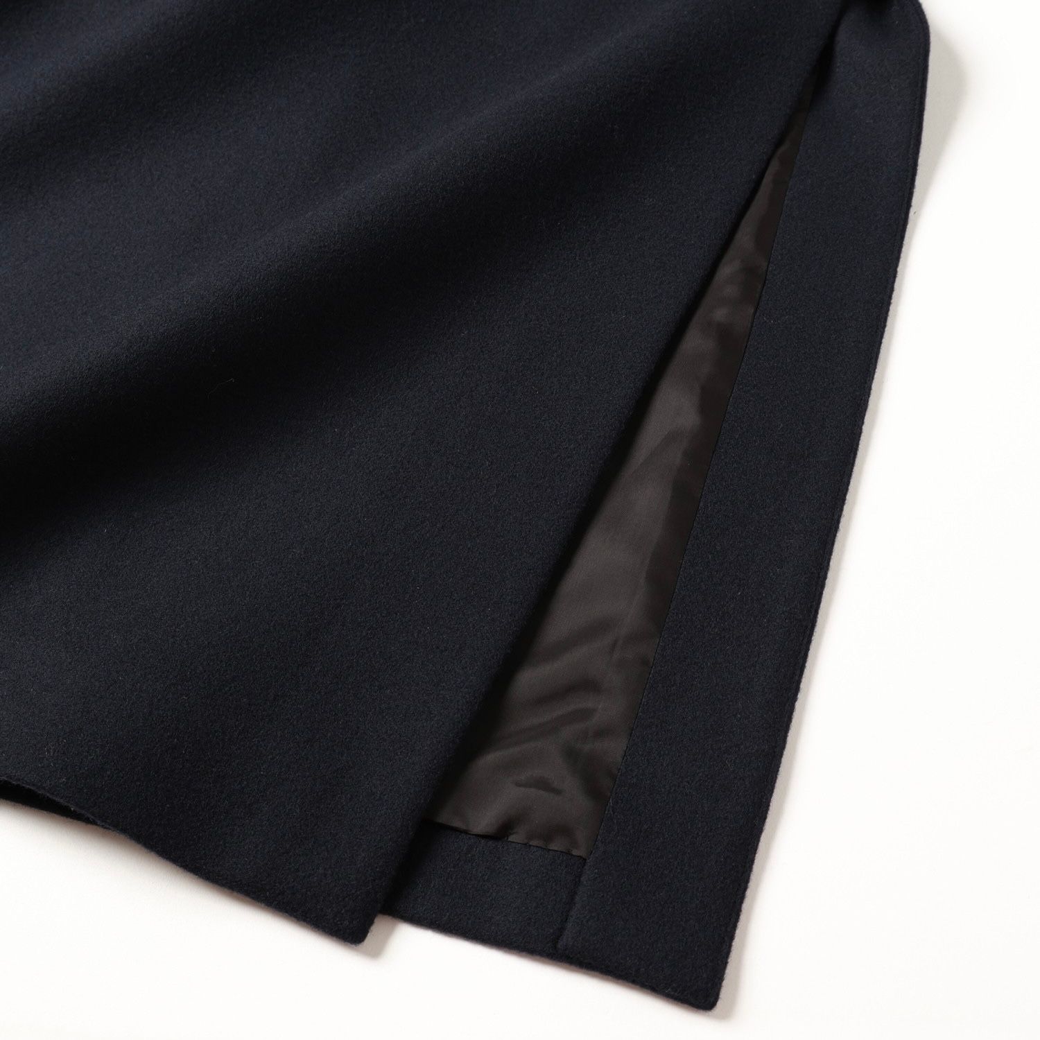【残り一点】Lamb Wool Melton Tie Locken Long Chester Coat