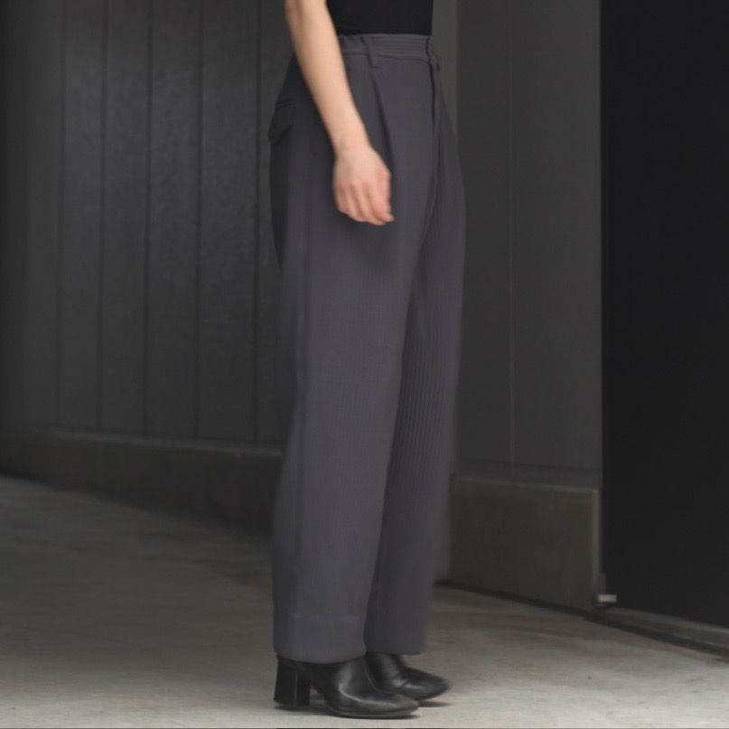 stein - 【残りわずか】Gradation Pleats Two Tuck Trousers | ACRMTSM