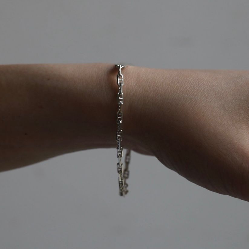 【お取り寄せ注文可能】Anchor ID Bracelet_M(WHITE)