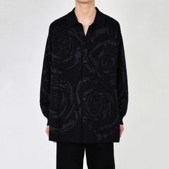 LAD MUSICIAN - 【残り一点】Big Rose WJQ Knit Shirt | ACRMTSM 