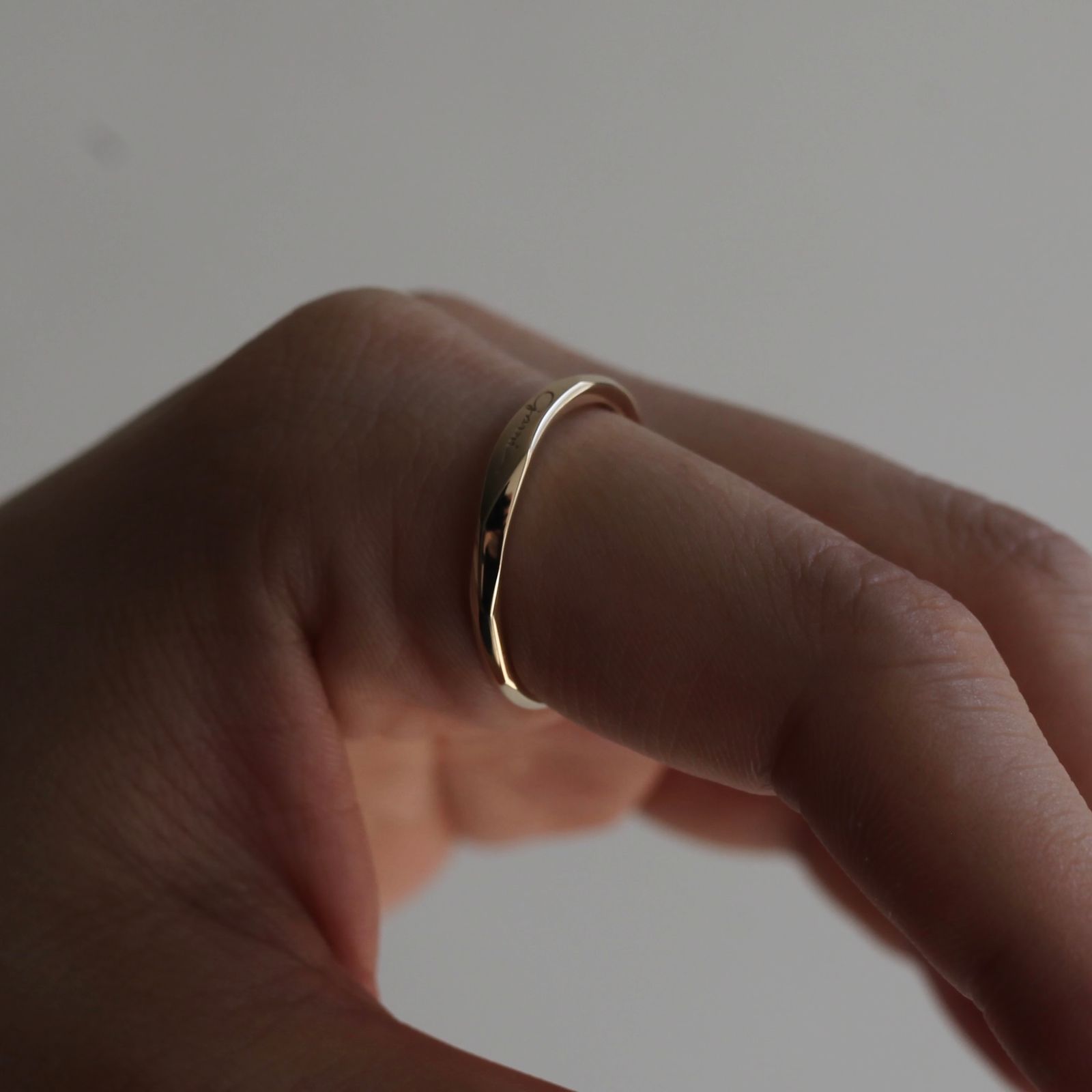 【お取り寄せ注文可能】K10 Crockery Ring_SS(GOLD)
