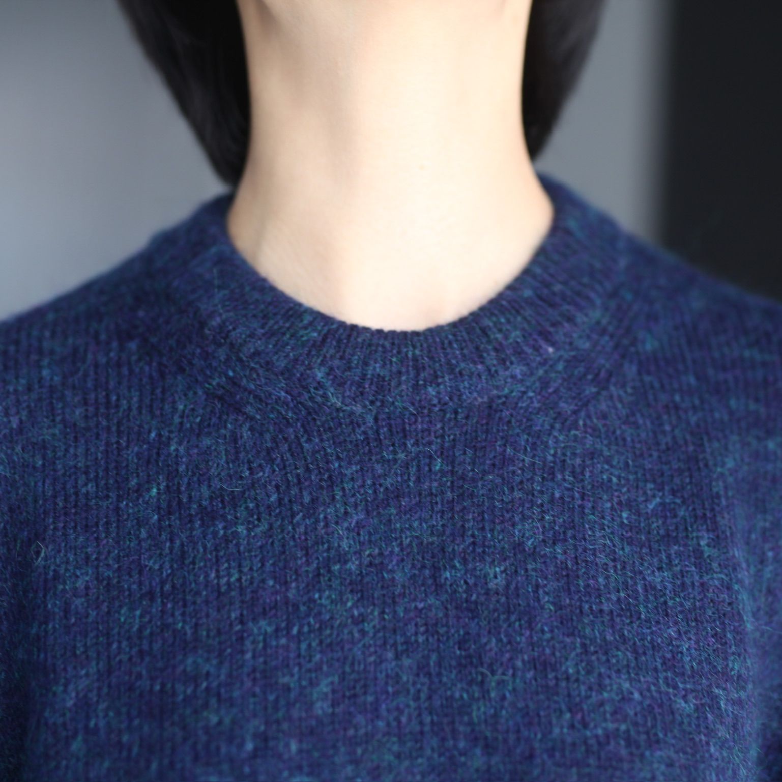 ATON - 【残り一点】Wool Mohair Crewneck Sweater | ACRMTSM ONLINE STORE