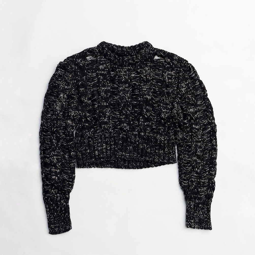 【残り一点】Lame Cable Knit Pullover