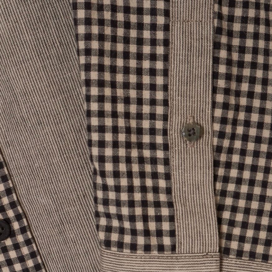 【残り一点】"CS" Linen Big Shirt Crazy Pattern