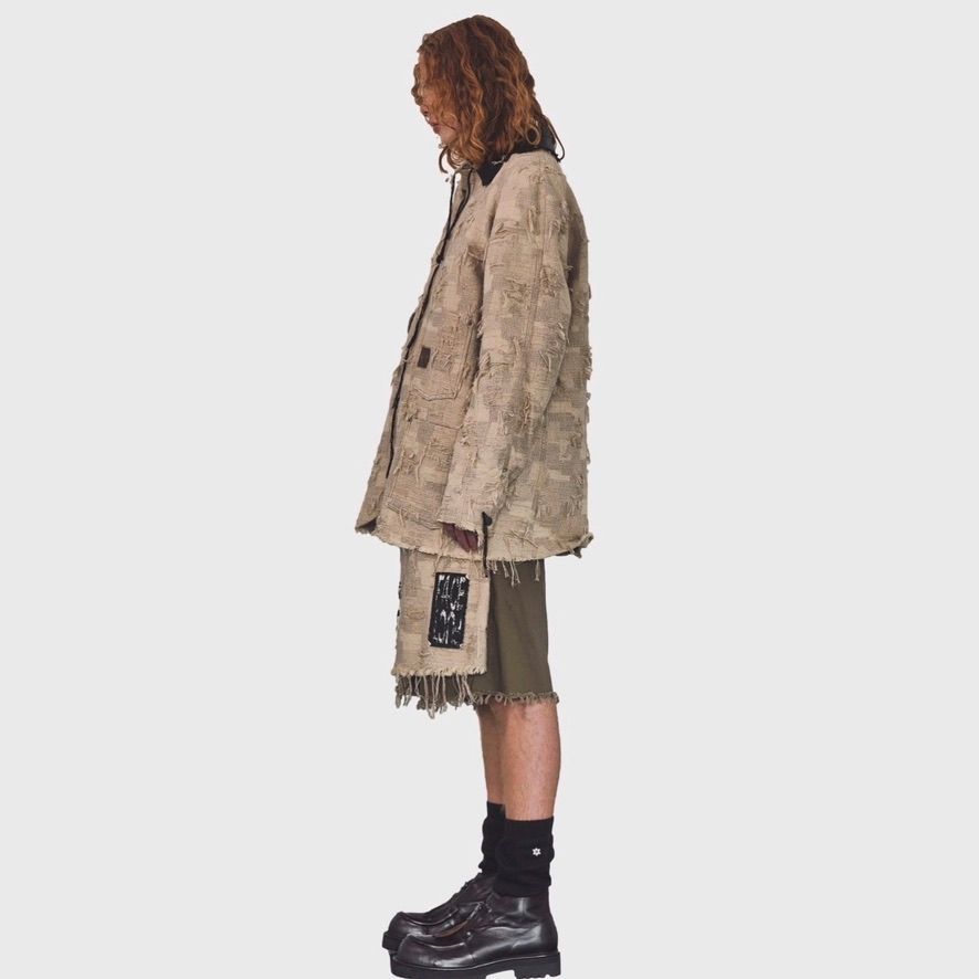 【残り一点】Rustic Collar Chore Jacket Boro Crust(SAND)