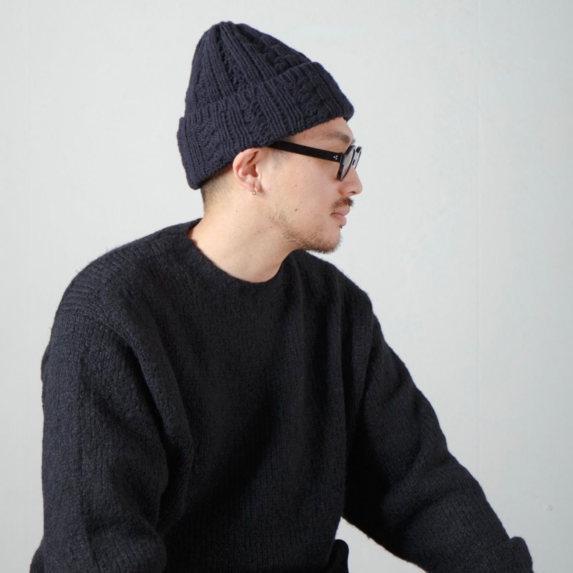 【残り一点】Insideout Cable Knit Cap