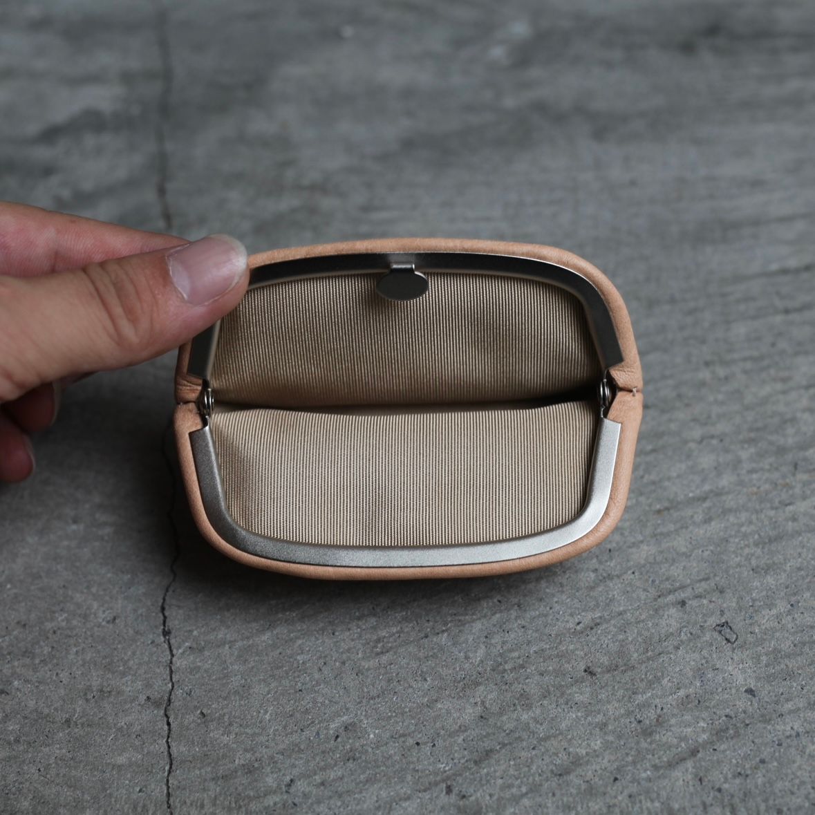 【残りわずか】Snap Purse Small(NATURAL)