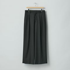 【残りわずか】Long Wide Trousers(2/60 WOOL GABARDINE)