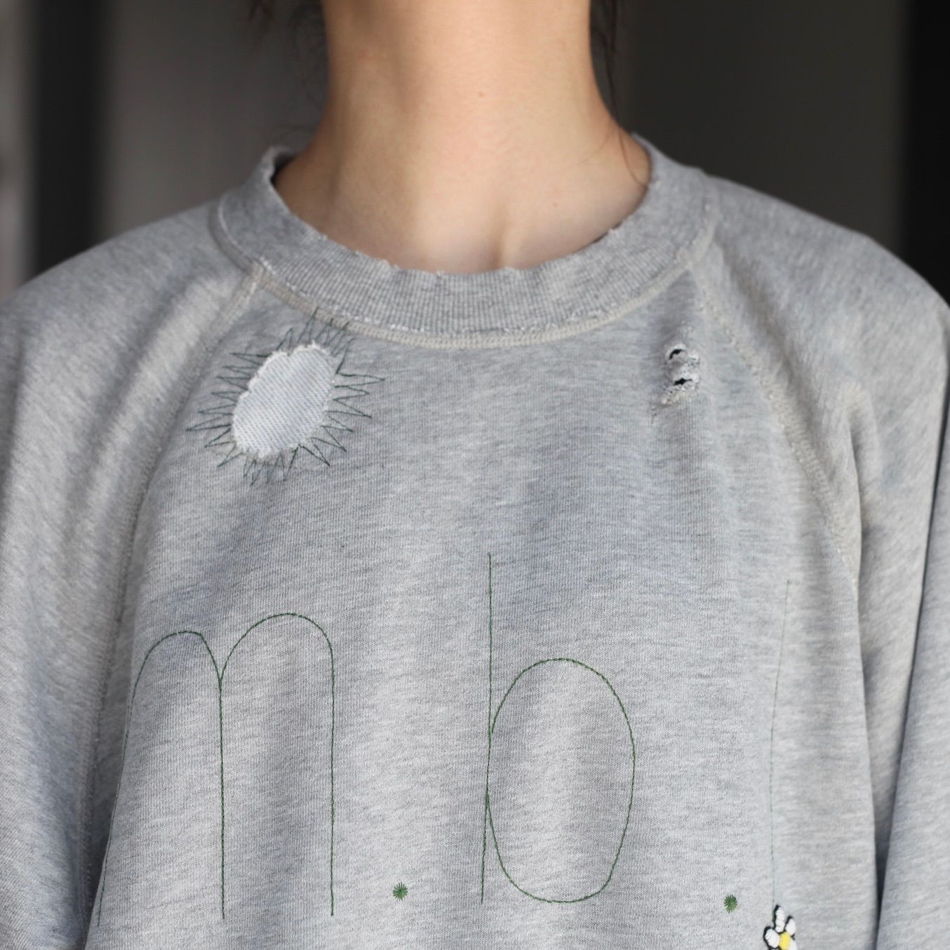 【残り一点】ロゴ刺繍スウェット