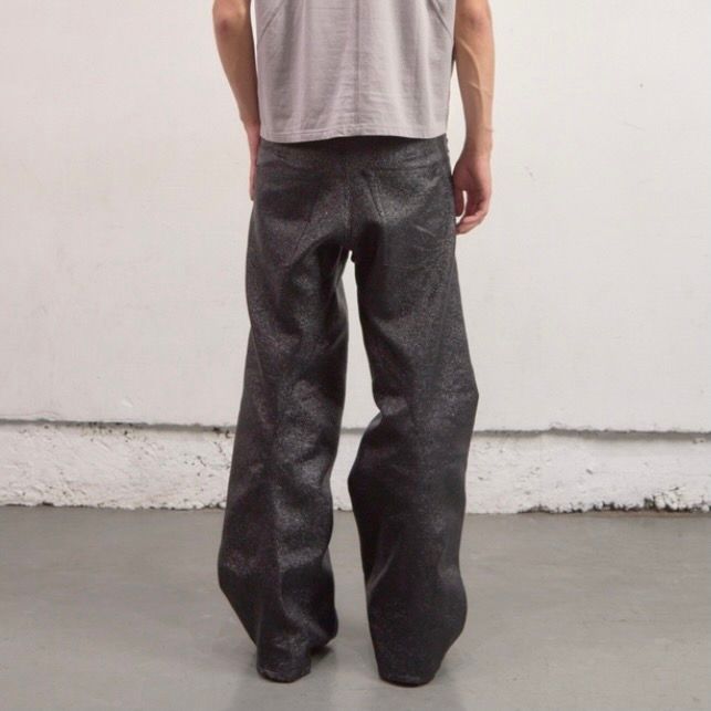 【残り一点】Glitter Twill 3D Twisted Wide Leg 5P Pants