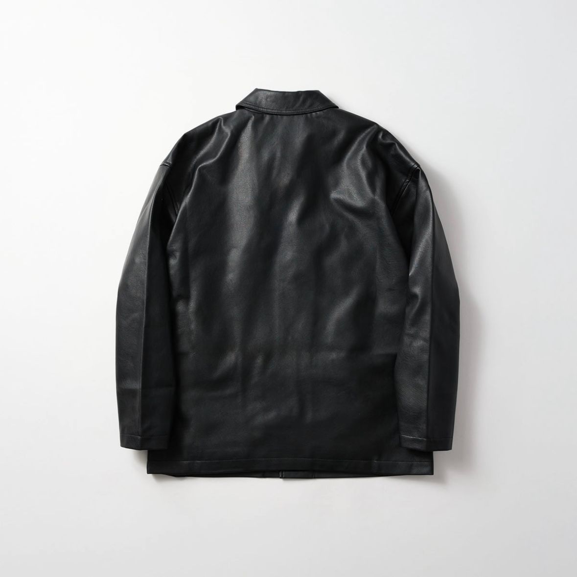 【残り一点】Synthetic Leather Half Coat