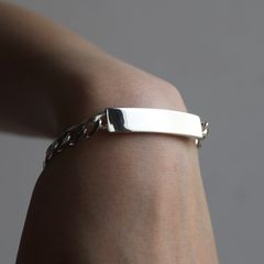 【残り一点】ID Bracelet_XL(SILVER)