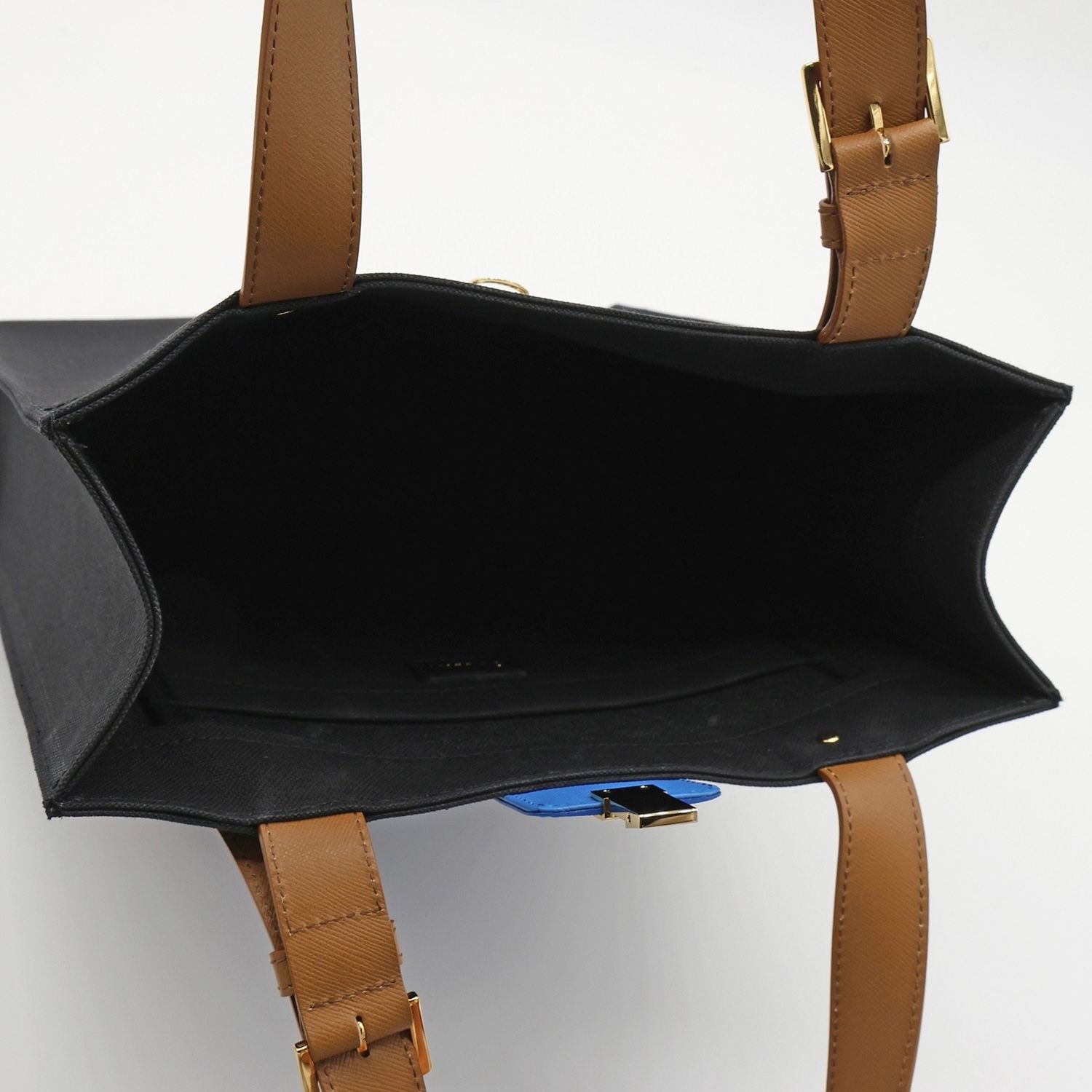 【残り一点】Leather Flap Adjustable Belt Canvas Tote