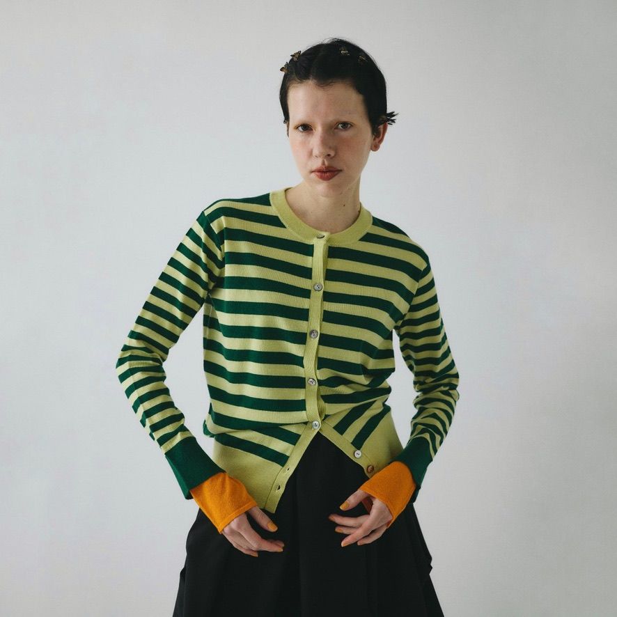 【残り一点】Border Knit Cardigan