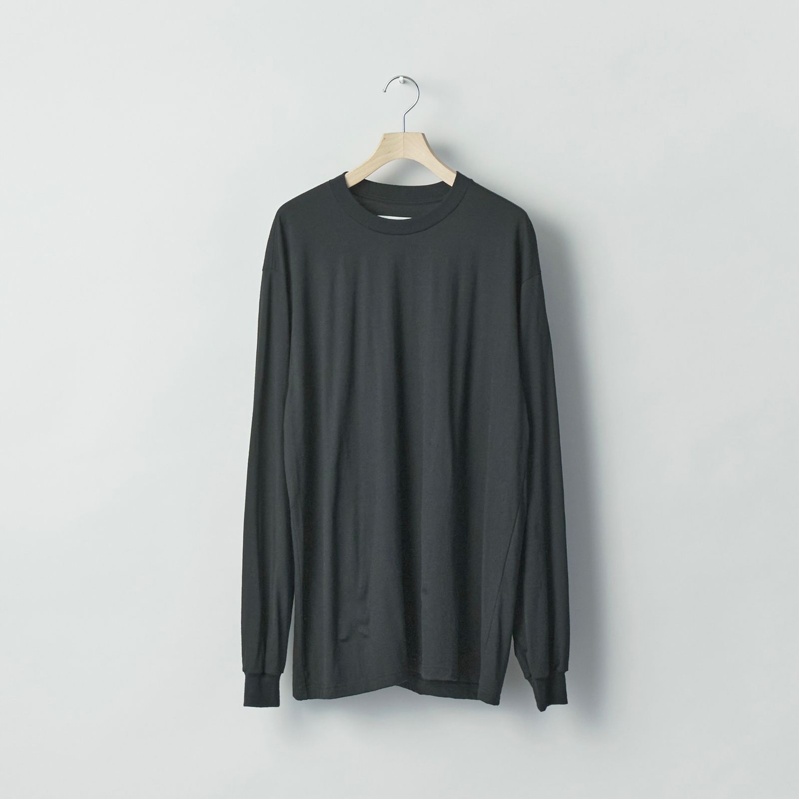 【残りわずか】Fine Wool Oversized Long Sleeve Tee