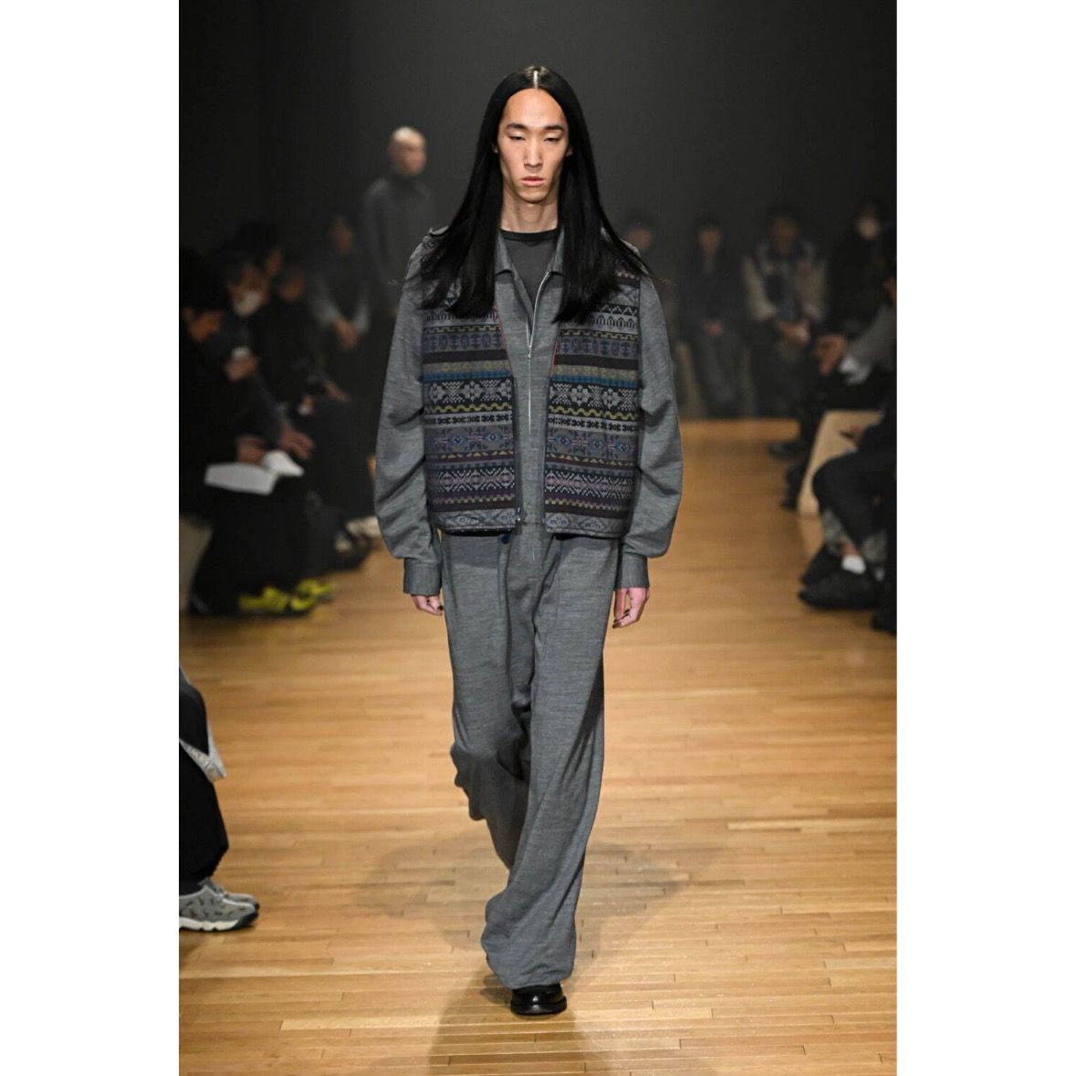 【残り一点】36G Wool Herringbone Trouser