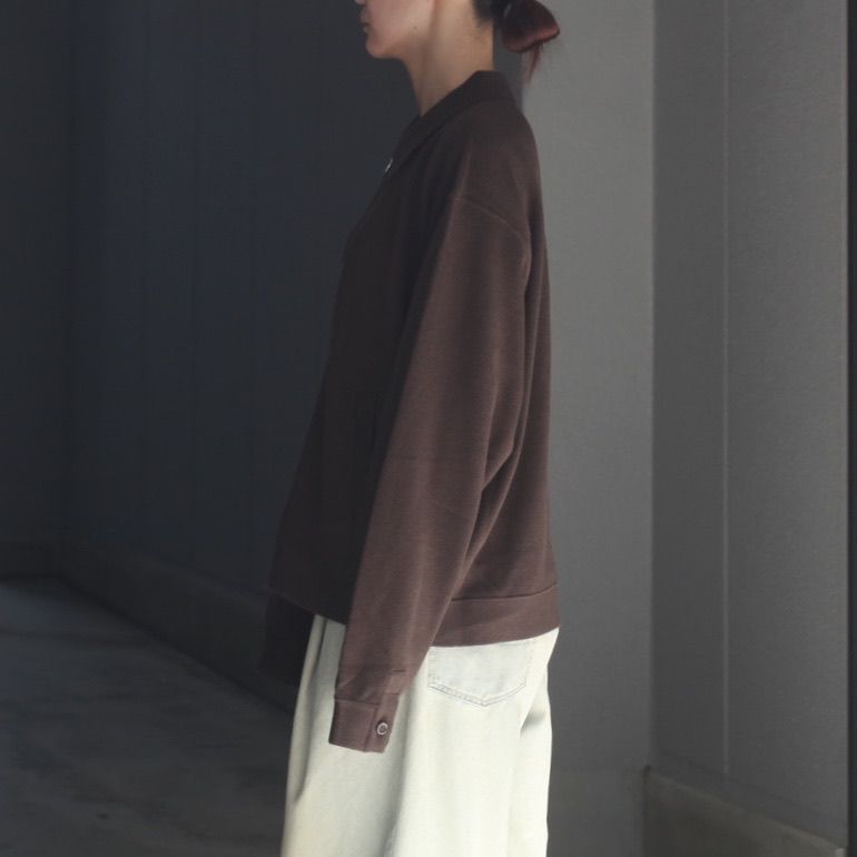 【残り一点】Co/Wo Moss Stitch Zip Blouson