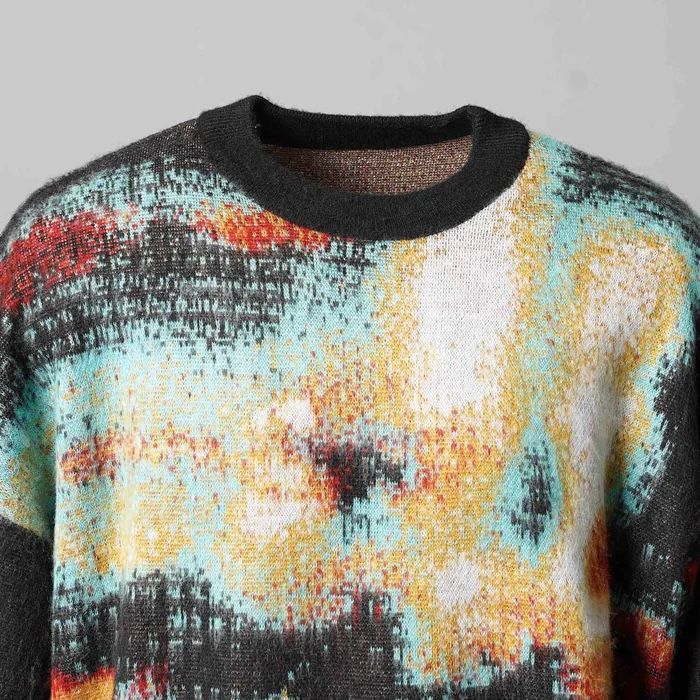 【残り一点】Contemporaryart Jacquard Shaggy Knit L/S