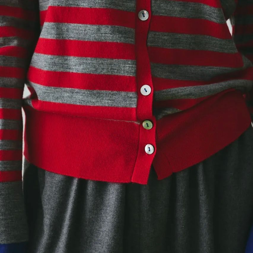 【残り一点】Border Knit Cardigan
