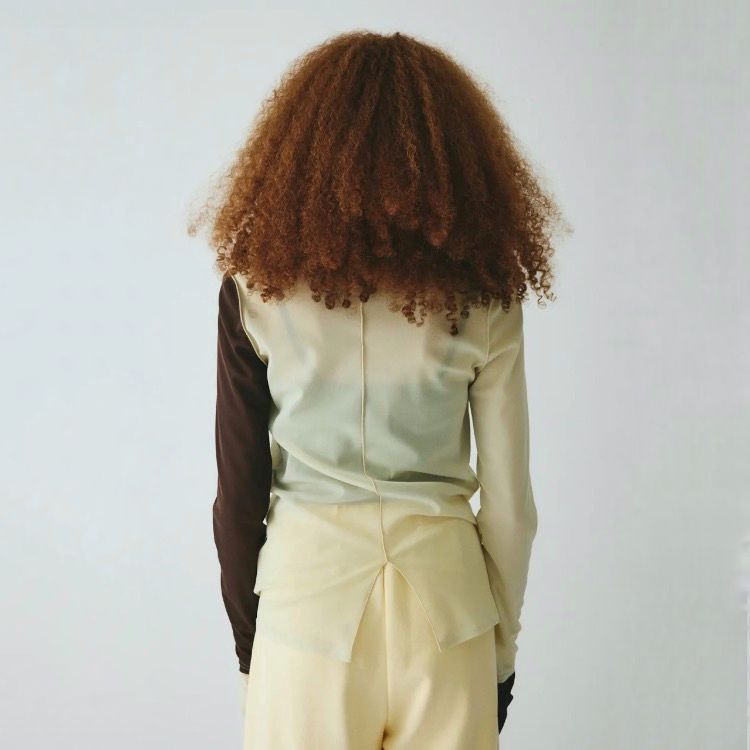 【残り一点】Crew Neck Mesh Inner Tops