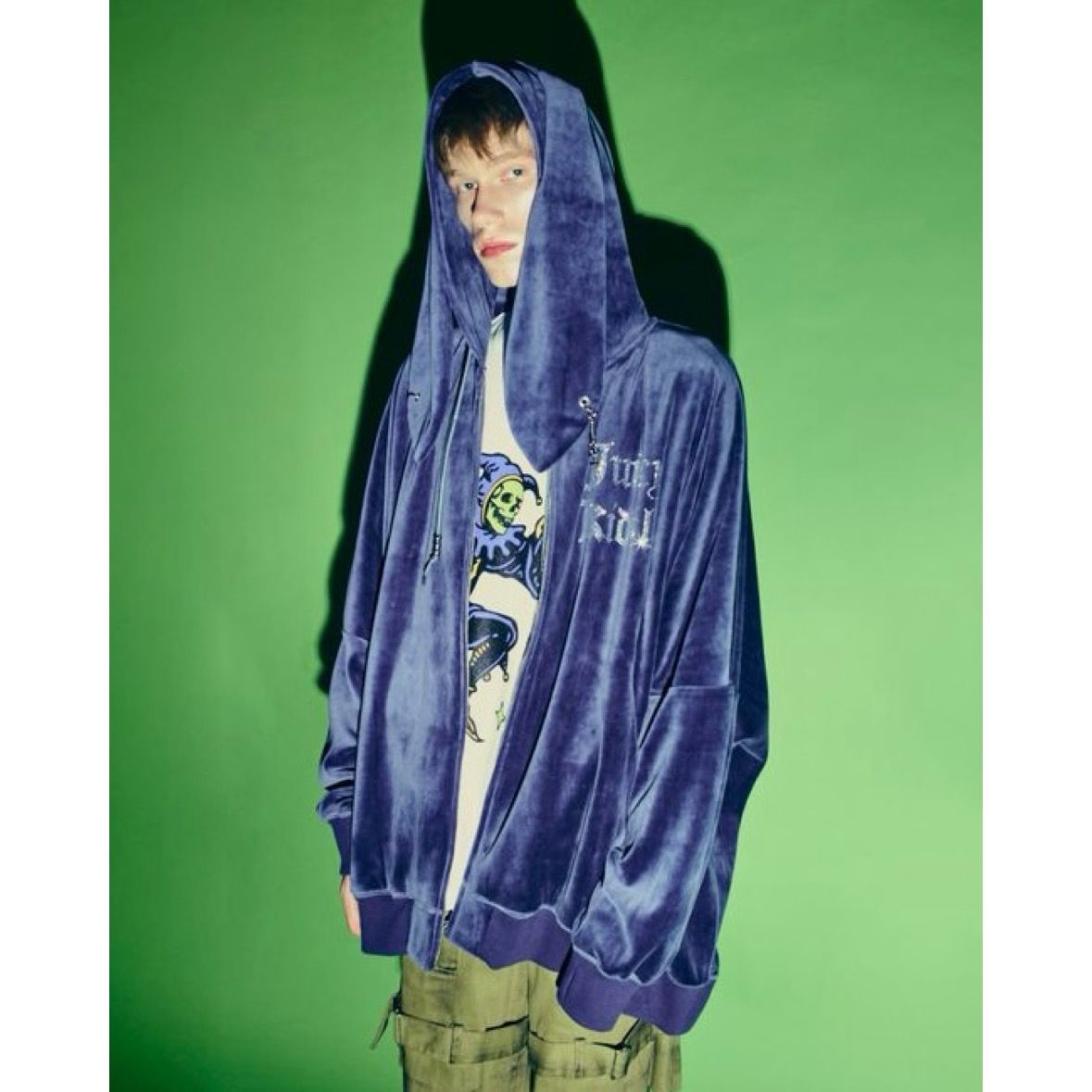 【残り一点】Bunny Ear Zip Hoodie
