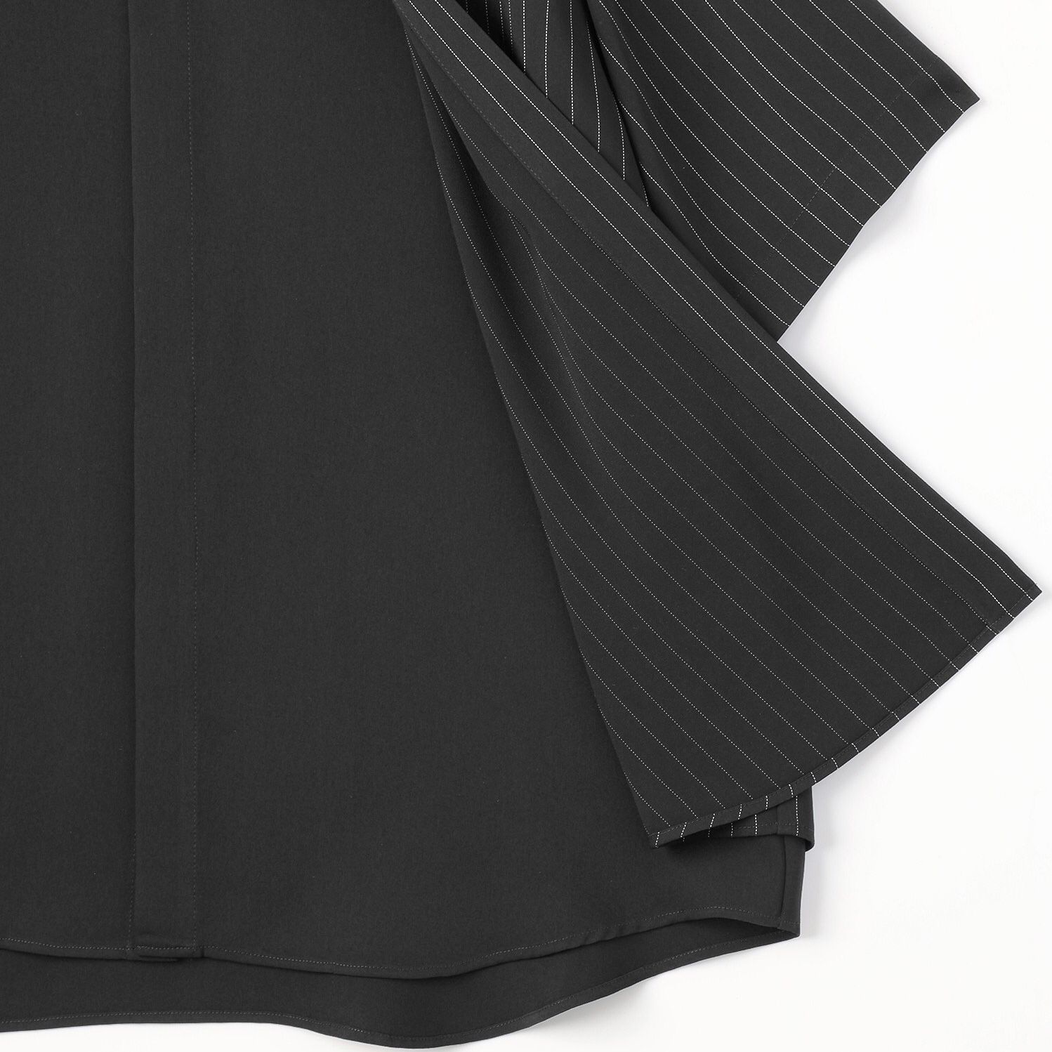 【残り一点】Double Cloth Layered Bi-Color Short Sleeve Shirt