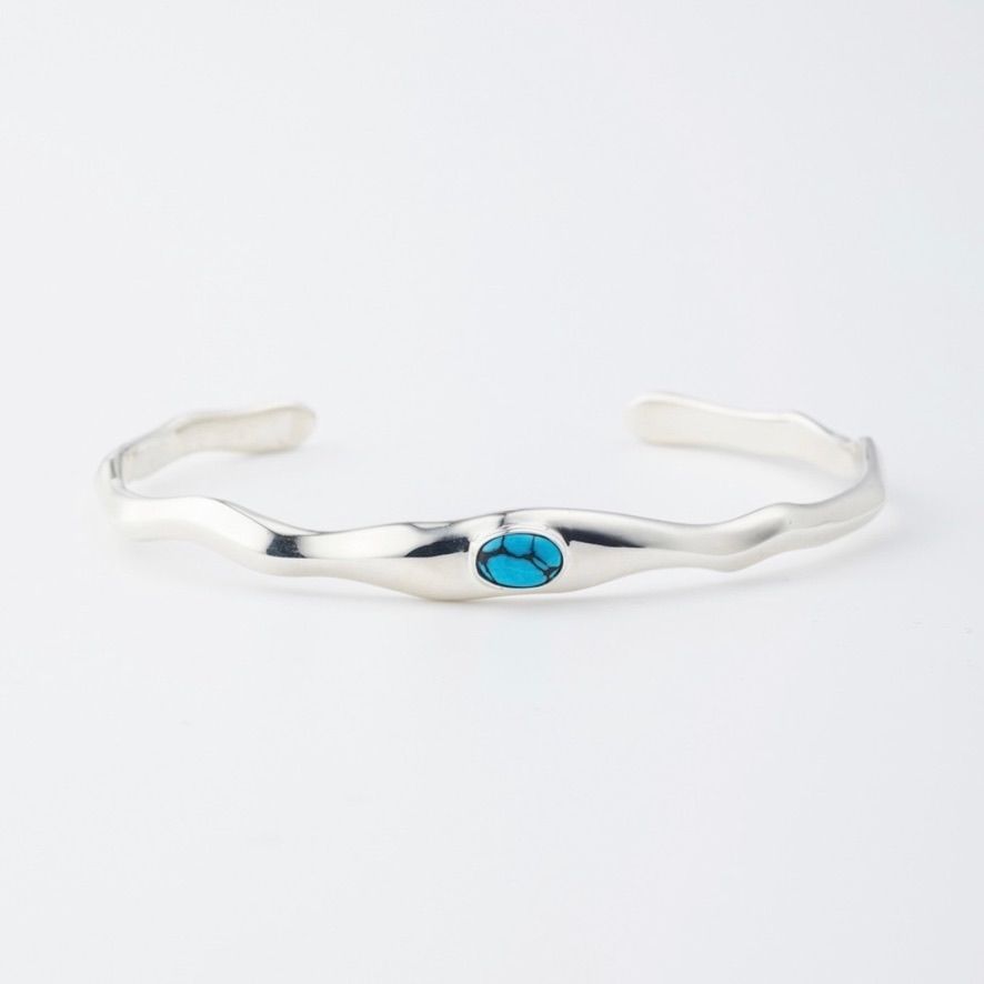 【お取り寄せ注文可能】Stone Wave Bangle