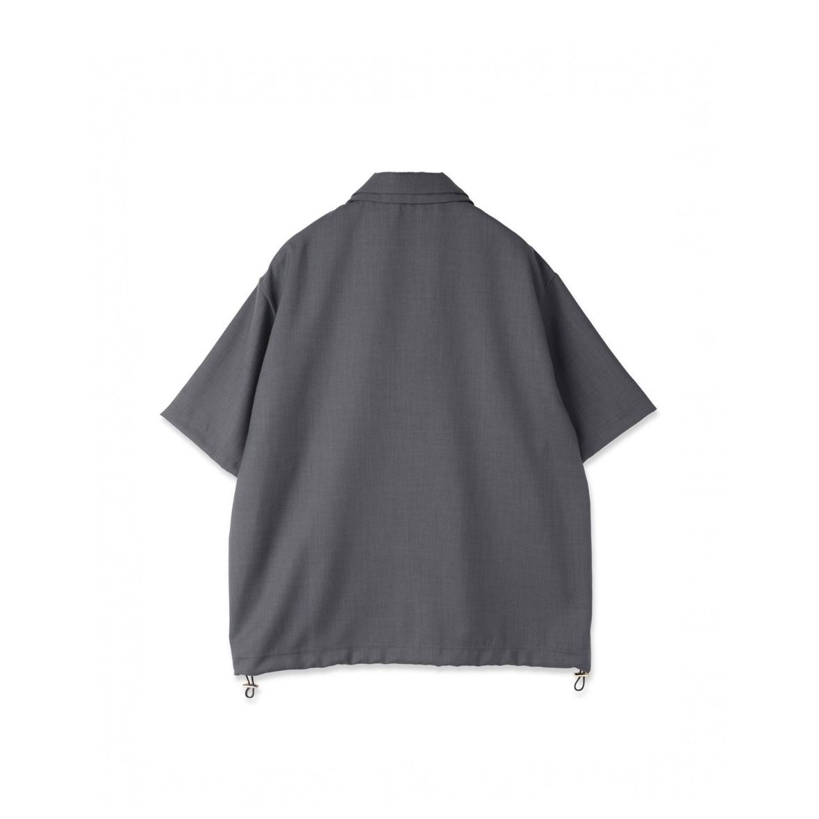 【残り一点】Dry Gabardine Layered Collar Half Zip Shirt