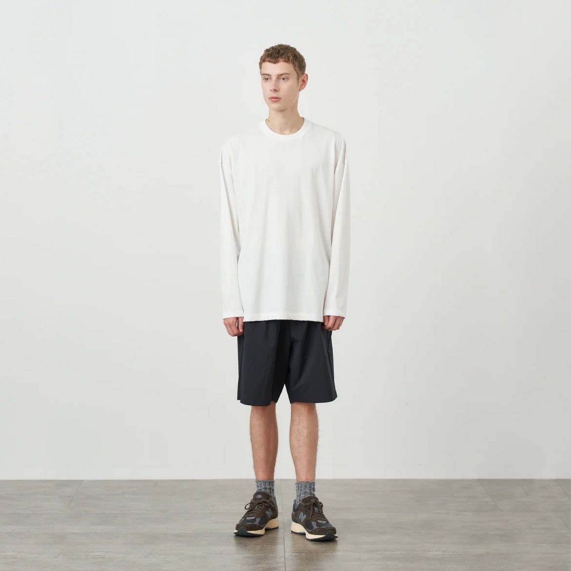 ATON - 【残り一点】Travel Nylon Wide Easy Shorts | ACRMTSM ONLINE