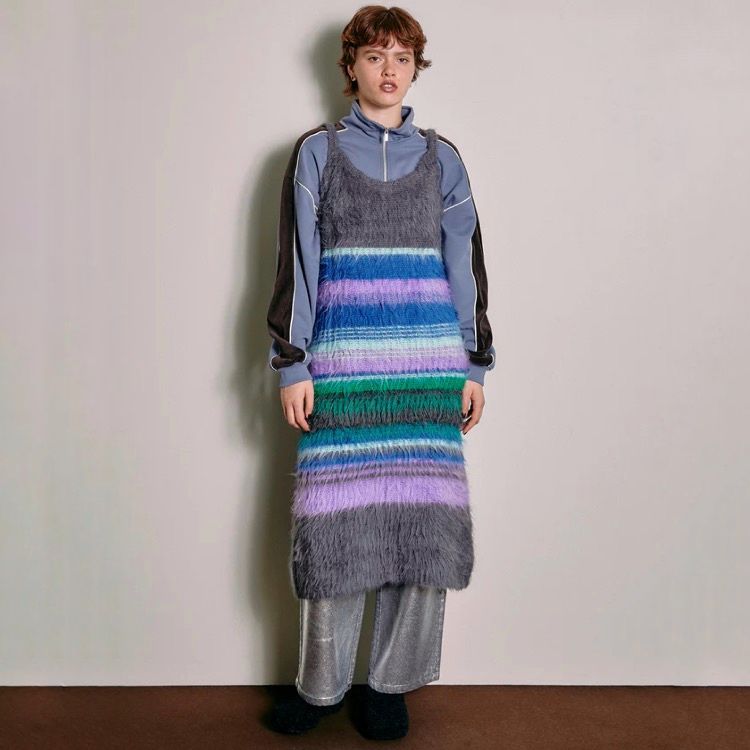 MAISON SPECIAL - 【残り一点】Multicolor Border Knit Dress