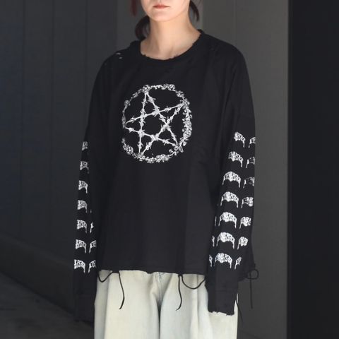 【残り一点】Wire Star Long Sleeve T-Shirt