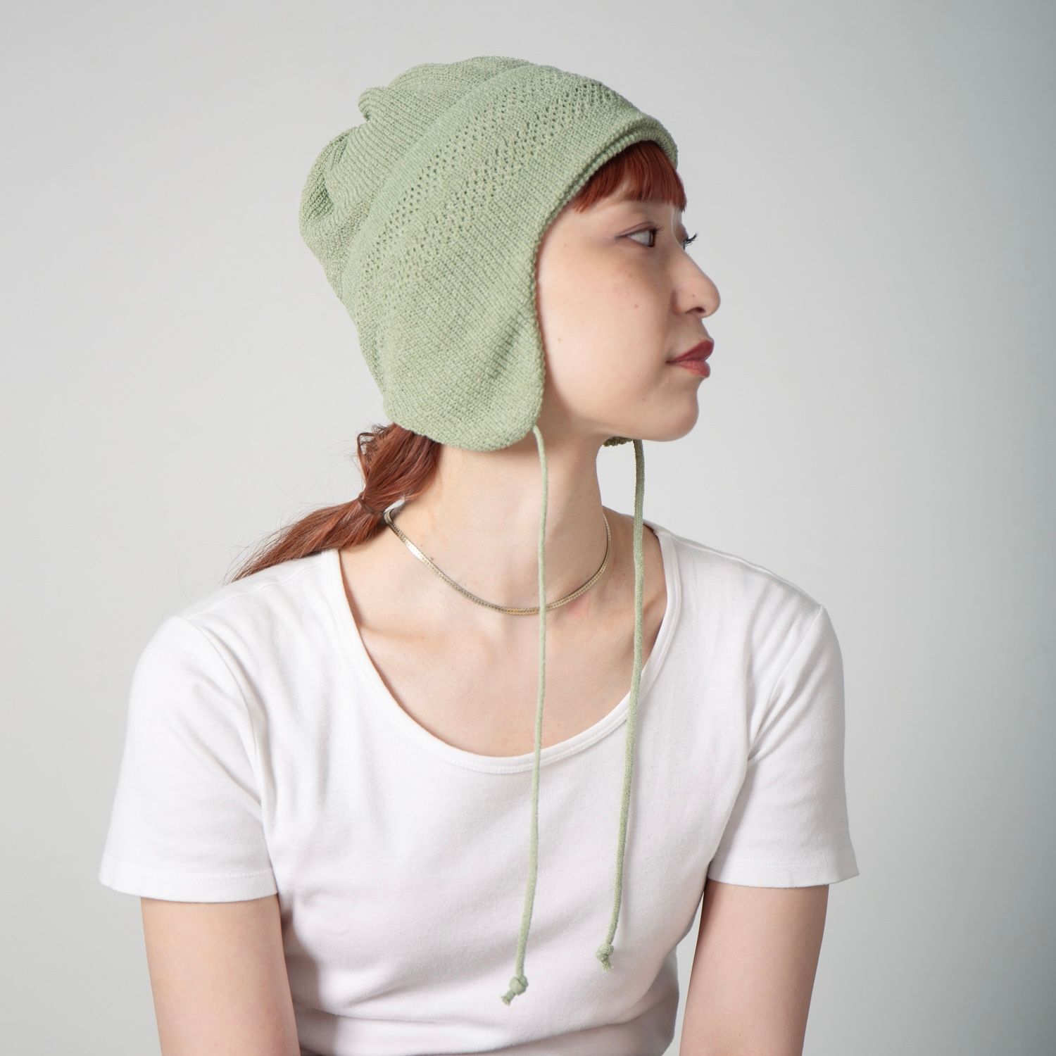 【残り一点】Summer Ear Knit Cap