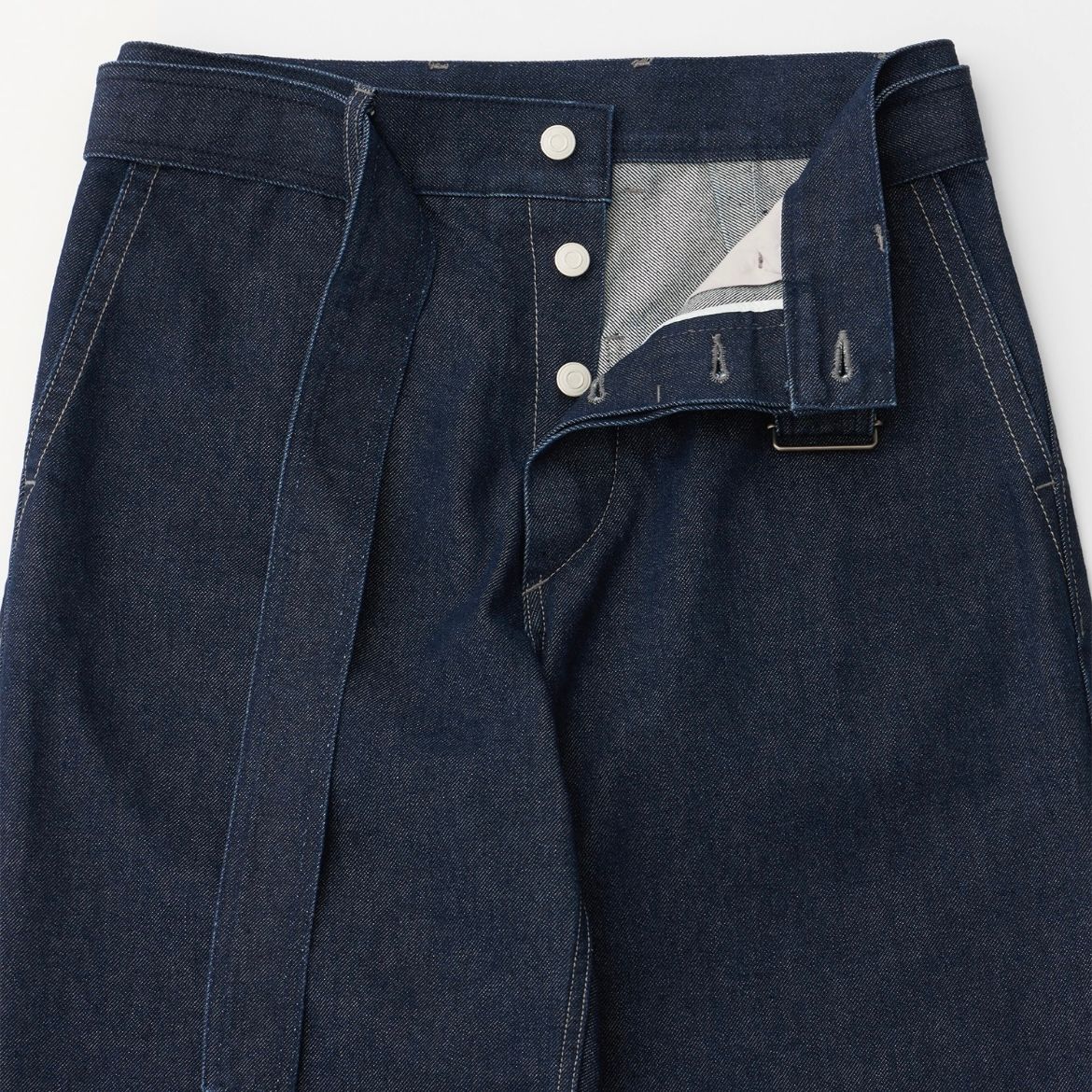 【残り一点】Plenty Belted Denim Slacks