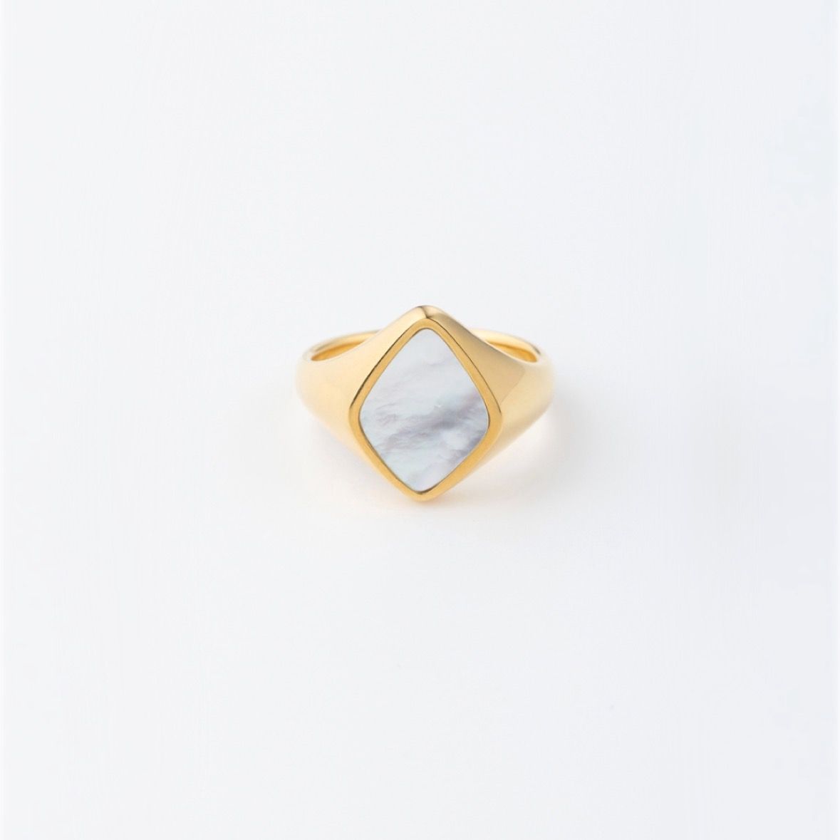 【お取り寄せ注文可能】How Raw Diashape Stone Ring(GOLD)