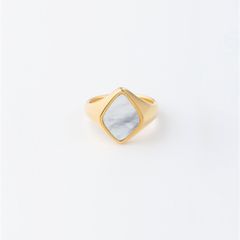 【お取り寄せ注文可能】How Raw Diashape Stone Ring(GOLD)