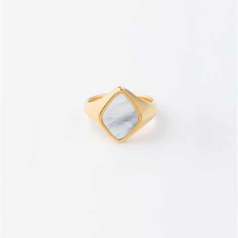 【お取り寄せ注文可能】How Raw Diashape Stone Ring(GOLD)