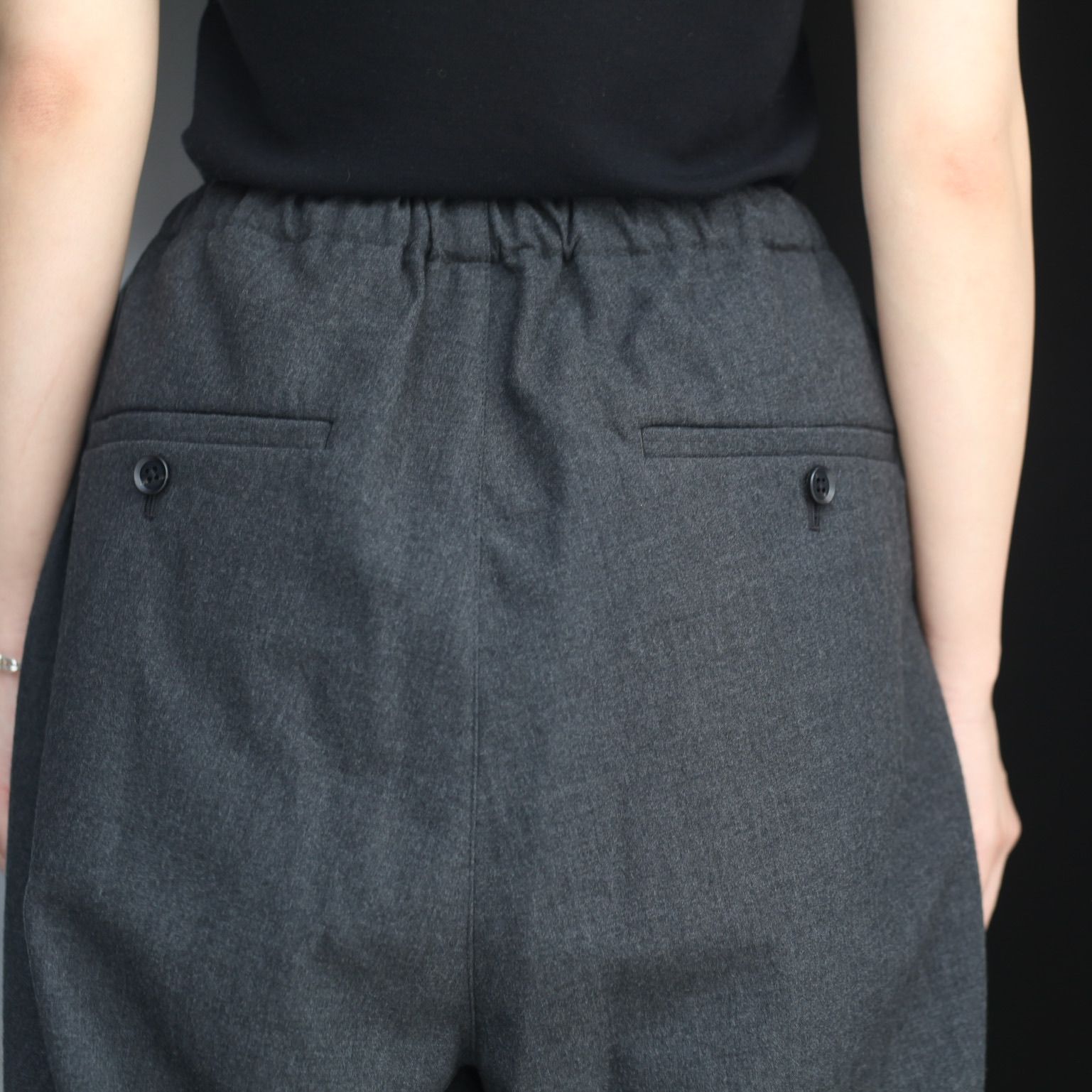 リアル stein Drawstring Wide Trousers euro.com.br