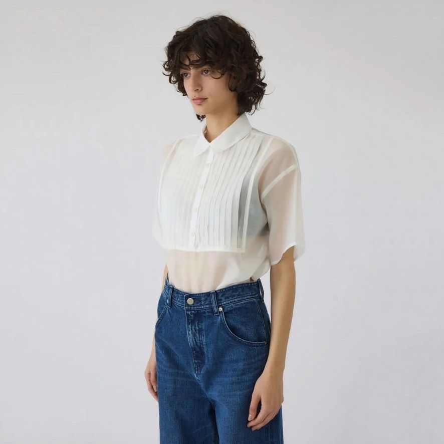 【残り一点】Pin-Tuck Square PO