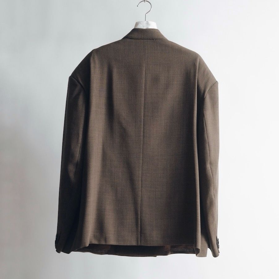 【残り一点】Round Big Shoulder Wool Serge Jacket