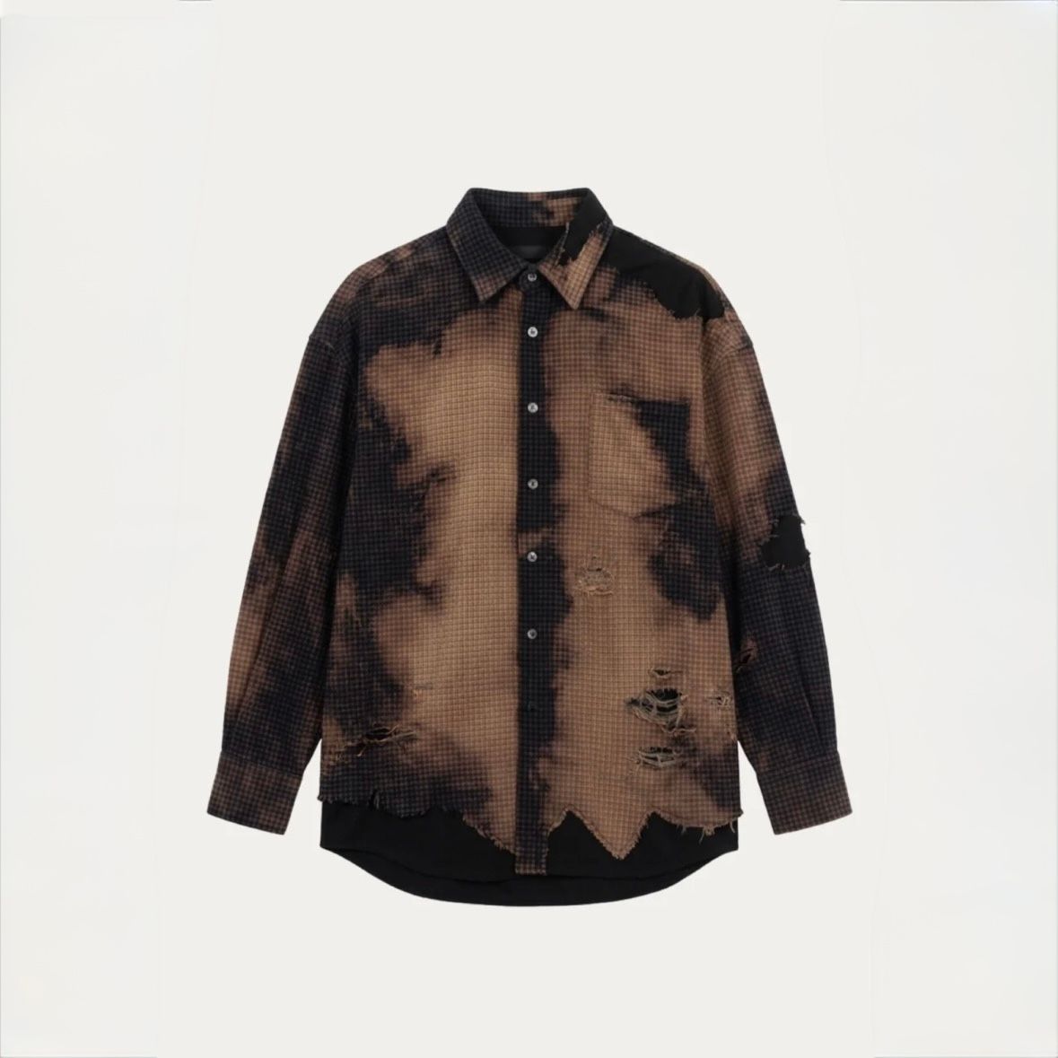【残り一点】Long Sleeve Shirt in Decayed Check