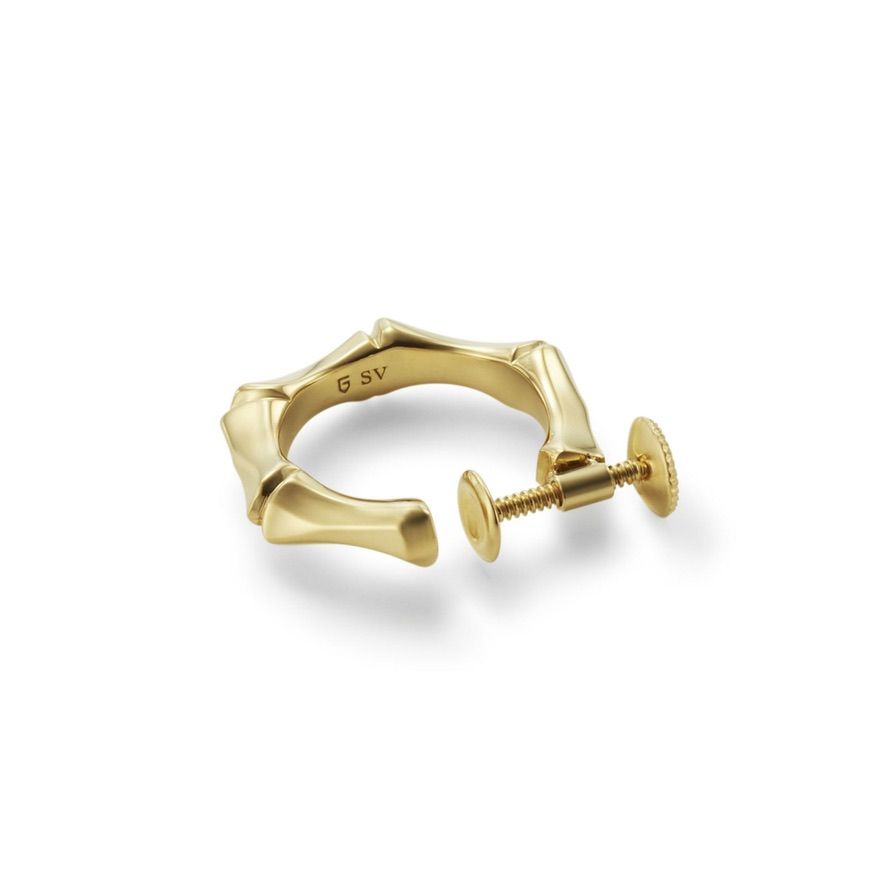 【お取り寄せ注文可能】Crockery Bamboo Earring(GOLD)