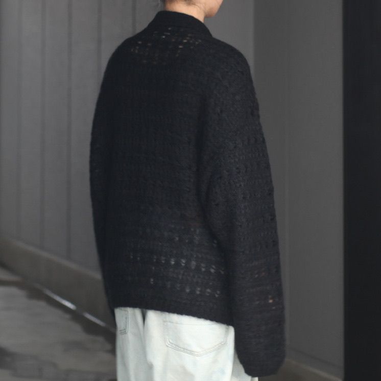 最高の品質 MOHAIR SILK MESH KNIT SHIRT ヨーク YOKE sitedev